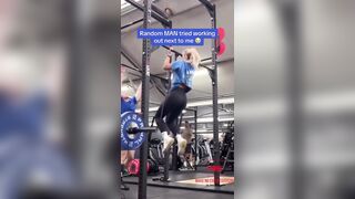Girl gets so Creeped Out at the Gym, what do you think Creeped Her Out this Bad