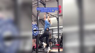 Girl gets so Creeped Out at the Gym, what do you think Creeped Her Out this Bad