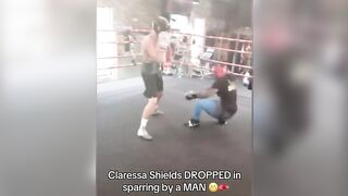 "World Champion" FEMALE Boxer KTFO in 2 Seconds by Armature unranked Male Nobody...LOL: 'Can do Anything a Man can Do'