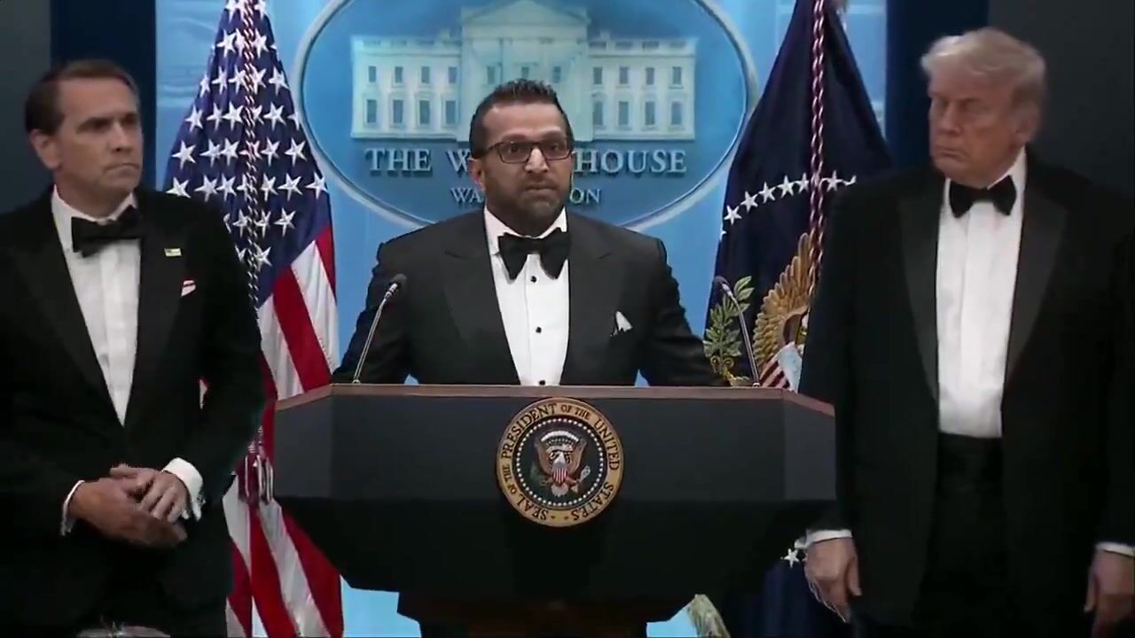 Kash Patel: "We will be examining this individual's background thoroughly.