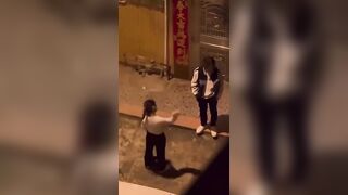 Girl Caught on Video Punching and Slapping Herself in effort to Blame the Guy.