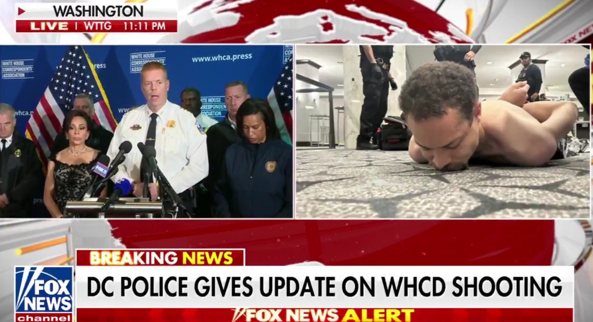 The suspect was armed with MULTIPLE weapons, including a shotgun, handgun and knives