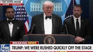 President Trump says he “fought like hell” to stay at the White House Correspondents’
