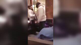 Her Dad is the Hotel Security....Guy gets Packed into a Suitcase by Her Daddy