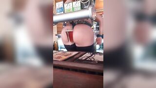 Check out how Talented this Ass, I mean Bartender is with her Ass