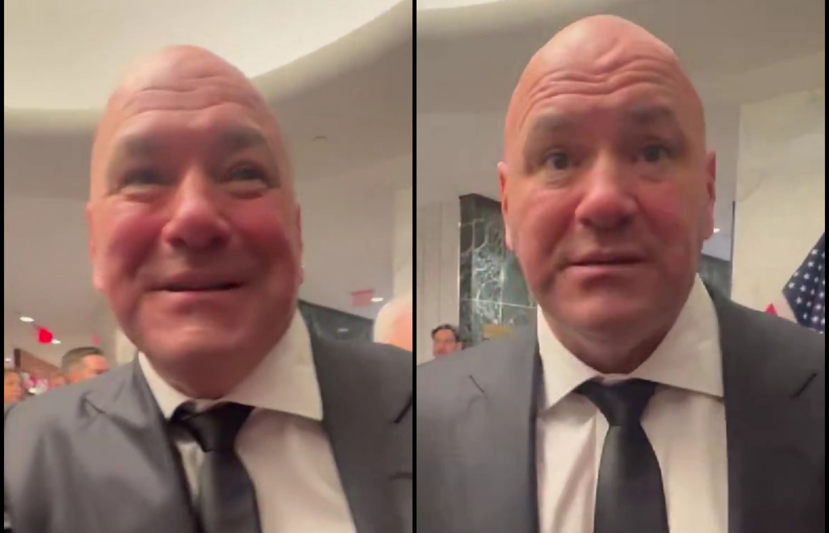 Dana White’s reaction to the shooting at the White House correspondents dinner