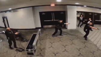 Enhanced the security footage from last nights assassination attempt using AI