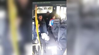 These Bus Passengers will be Gone in Seconds...Crash Rips it in Half