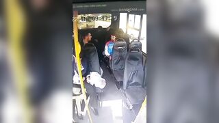 These Bus Passengers will be Gone in Seconds...Crash Rips it in Half