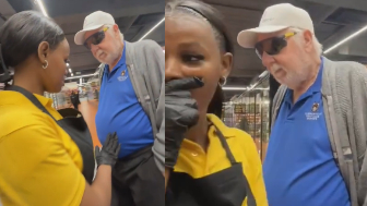 This old man has no shame at all