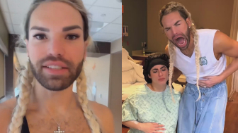 LGBTQI+ Influencer Joseph Hughes celebrates the birth of his new surrogate baby boy