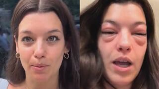 Woman Tries All Sorts of Pickle Products at Festival