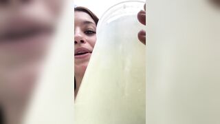 Woman Tries All Sorts of Pickle Products at Festival