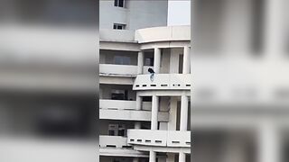 NEW: University Girl too Stressed Jumps to her Death from School Balcony (Includes Aftermath)