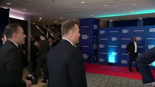 Fox reporters were caught on a hot mic joking about the horrific security measures