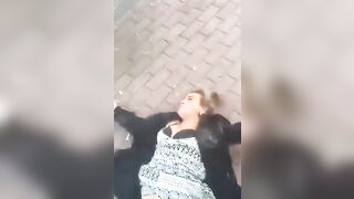 FRENCH WOMAN ATTACKED BY MIGRANTS AFTER RACIST RAN