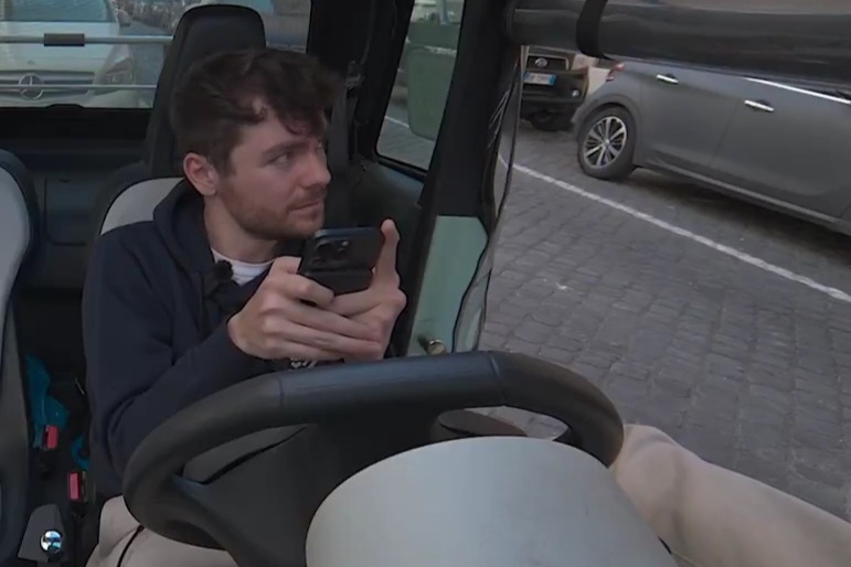 Nick Fuentes was confronted by a random homeless guy who told him move his car while