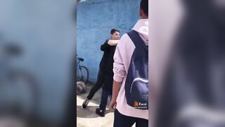 Tough Guy Bully gets Embarrassed Badly