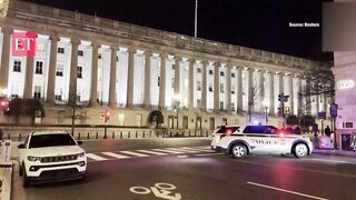 US: Vehicle crashed into White House gate, driver arrested