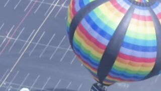 Hot air balloon slams into casino in California