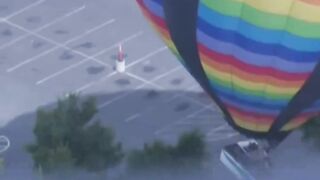 Hot air balloon slams into casino in California