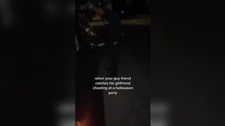 Caught Cheating out in Car with her Bf's Friend and then She Smiles about It