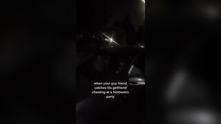 Caught Cheating out in Car with her Bf's Friend and then She Smiles about It