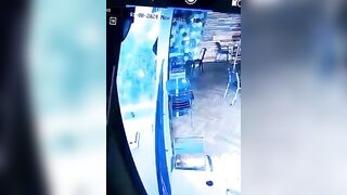 Woman sitting in Coffee Shop decides to Jump to Her Death