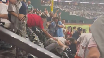 Yankees Fan Brawl Erupts in Rangers Bleachers During 4-2 Win