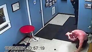 Man uses Hand Sanitizer as Cop Tase Him, Reaction causes Fire on his Head See Description