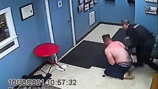 Man uses Hand Sanitizer as Cop Tase Him, Reaction causes Fire on his Head See Description