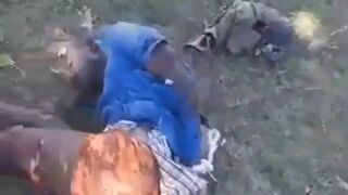 Haitian Man is Chopped like Fire Wood
