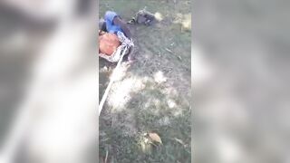 Haitian Man is Chopped like Fire Wood