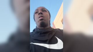 Man records a chase with police as they are required to wait until he runs out of gas