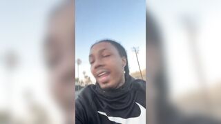 Man records a chase with police as they are required to wait until he runs out of gas