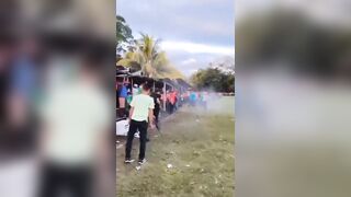 Guns? Guatemala Soccer Fans Celebrate by Shooting Every Gun you can Imagine (Let it Play)