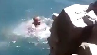 SAD: Father Drowns Literal Inches away from the Shore.