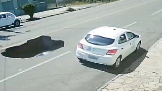 That is not a Shadow, that's a Hole in the Road..Watch This