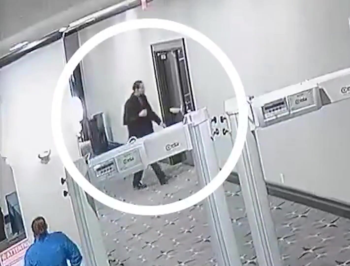 Trained Bomb/Gun Sniffing Dog Clocks the Trump Shooter TWICE... Dumb ass Guard Just Walks Away.