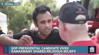 VIVEK IS DEMONIC: "Jesus is A son of God but Jesus is not THE son of God. Jesus is A way to heaven but not THE way to heaven."