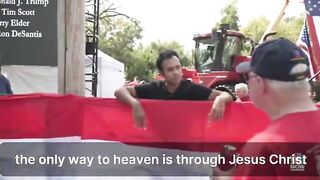 VIVEK IS DEMONIC: "Jesus is A son of God but Jesus is not THE son of God. Jesus is A way to heaven but not THE way to heaven."