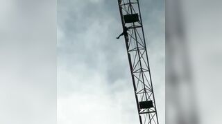 One of the Most Brutal Suicide Jumps caught on Camera