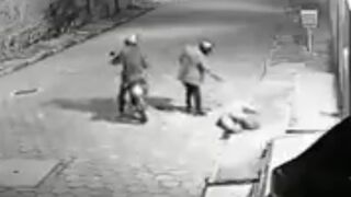Brazilian Pizza Owner tries to Fight Back but this is his Murder Video (2 Angles)