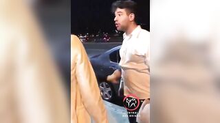 Drunk man Knocked for threatening young lady