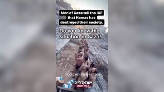 Powerful Video Shows Men of Gaza Telling IDF that Hamas has Destroyed their Lives