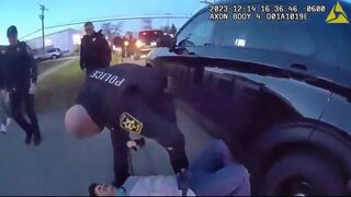 Power-tripping Cop Slams Handcuffed Suspect to the Ground then Mocks Him.
