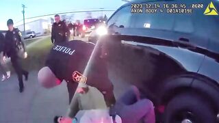 Power-tripping Cop Slams Handcuffed Suspect to the Ground then Mocks Him.