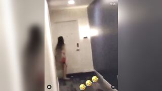 Girl Kicked out of Hotel Room in Nothing but a Thong