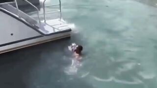 Man gets Foot caught in Propeller and the Help is Afraid of Blood