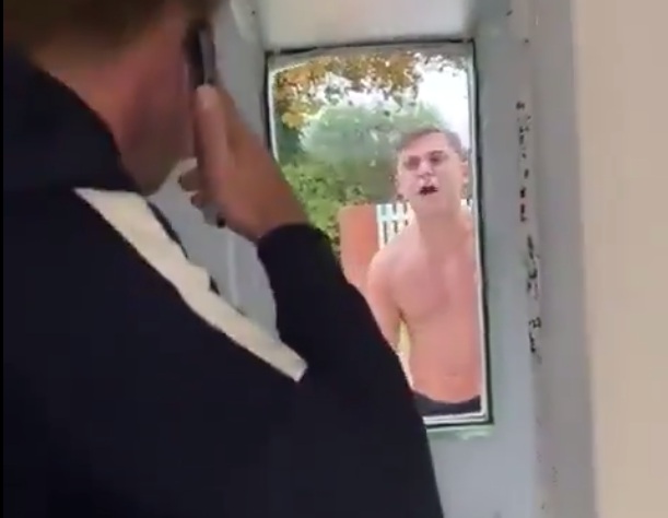 Man tries to attack homeowners and instantly finds out he picked the wrong house.